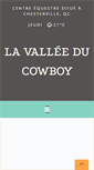 Mobile Screenshot of lavalleeducowboy.com